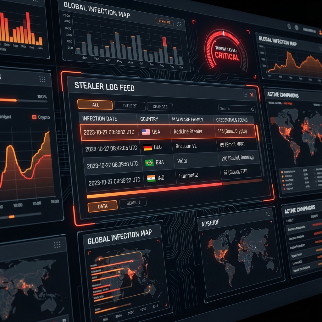 Stealer Logs UI